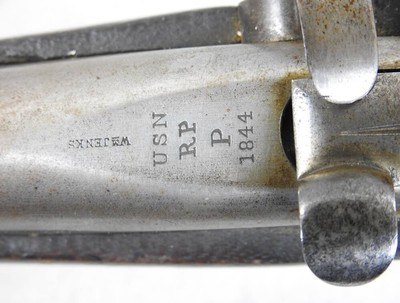 William Jenks Navy Rifle, 54 Caliber Rifled Bore 1844 Dated - Image 9 of 12
