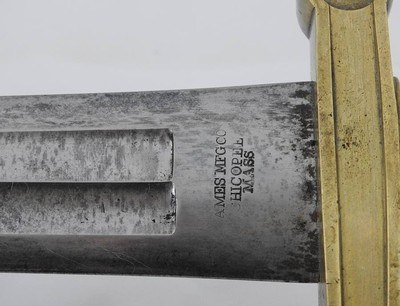 AMES MFG CO CHICOPEE MASS Foot Artillery Sword - Image 3 of 10