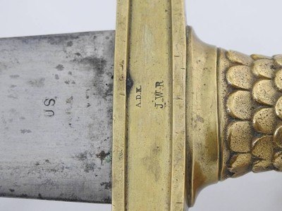 AMES MFG CO CHICOPEE MASS Foot Artillery Sword - Image 5 of 10