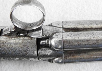 Mariette 4 Barrel, 36 CaliberRing Trigger Pepper Box - Image 5 of 15