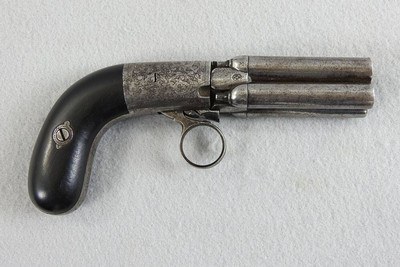 Mariette 4 Barrel, 36 CaliberRing Trigger Pepper Box - Image 1 of 15