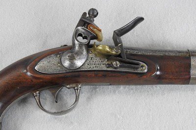 Asa Waters Model 1836 Flintlock Pistol With 1838 Lock - Image 5 of 10