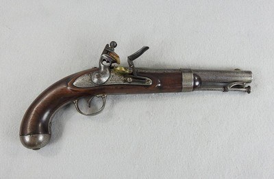 Asa Waters Model 1836 Flintlock Pistol With 1838 Lock - Image 2 of 10