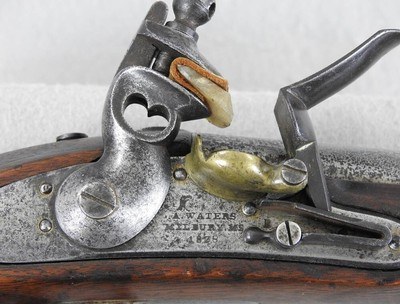 Asa Waters Model 1836 Flintlock Pistol With 1838 Lock - Image 1 of 10