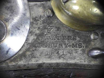 Asa. Waters Model 1836 Flintlock Pistol Made 1841 - Image 5 of 11