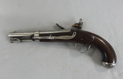 Asa. Waters Model 1836 Flintlock Pistol Made 1841 - Image 2 of 11