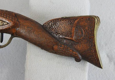 Ottoman Empire Fancy Blunderbuss Pistol - Image 9 of 13