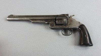 S&W No. 3 Second Model S.A. 44 S&W Russian Model - Image 2 of 11