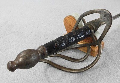 Basket Hilt Mortuary Sword 1650s-1750s - Image 6 of 10
