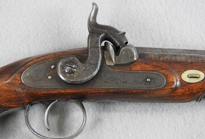 Blissett, 52 Caliber Coat Pistol, Engraved - Image 3 of 14