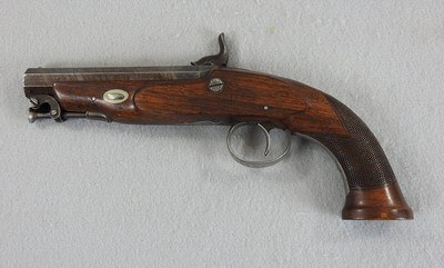 Blissett, 52 Caliber Coat Pistol, Engraved - Image 2 of 14