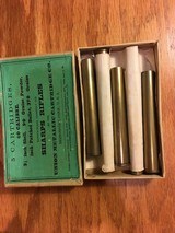 (2)-40/90 SS Union Metallic Cartridge Co. box of 5 for Sharps Rifles - 6 of 9