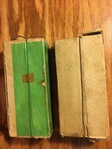 Two unopened boxes of UMC 45/70 with rip cords, one smokeless and one BP - 6 of 6