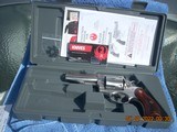 Ruger Redhawk .45ACP AND .45LC Model 05032 Satin SS Revolver like new - 5 of 5