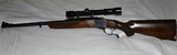 RUGER #1 WITH REDFIELD 2X7 WIDE FIELD SCOPE IN 45/70 - 5 of 10