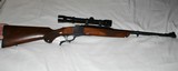 RUGER #1 WITH REDFIELD 2X7 WIDE FIELD SCOPE IN 45/70 - 1 of 10