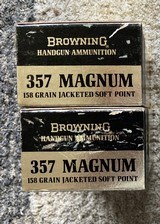 Browning Vintage 357 ammo - 2 of 2