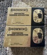Browning Vintage 357 ammo - 1 of 2