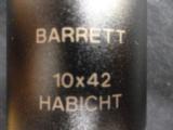 Barrett Swarovski HABICHT .50bmg rated 10x42 ranging reticle scope 50 BMG - 7 of 11