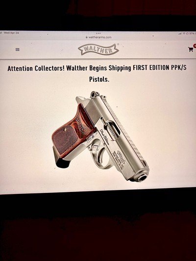 Walther FIRST EDITION PPKS 380