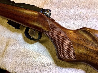 CZ 453 17HMR Varnmit with Fluted Barrel - Image 12 of 13