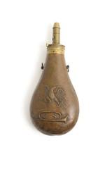 U.S. Common Rifle Powder Flask Dated 1833 Dated 1833 By Robert Dingee, New York - 1 of 6