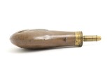 U.S. Common Rifle Powder Flask Dated 1833 Dated 1833 By Robert Dingee, New York - 3 of 6