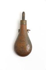 Peace Flask By Batty Dated 1854 Original - 1 of 7