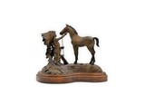 Bronze "little Big Chief" War Pony by David Manuel - 4 of 12