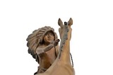 Bronze "little Big Chief" War Pony by David Manuel - 1 of 12
