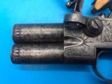 Richard Howe tap action flintlock screw barrel 2 shot pistol 38 caliber - 5 of 10