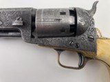 Colt 1851 Navy Percussion Revolver Engraved with Ivory Grips - 4 of 20
