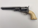 Colt 1851 Navy Percussion Revolver Engraved with Ivory Grips - 2 of 20