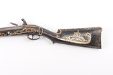 GERMANIC FLINT RIFLE with BRASS INLAYS - 4 of 9