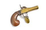 BRASS BOX LOCK POCKET PISTOL FROM THE J.M. DAVIS COLLECTION - 2 of 4