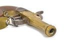 BRASS BOX LOCK POCKET PISTOL FROM THE J.M. DAVIS COLLECTION - 4 of 4