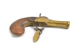 BRASS BOX LOCK POCKET PISTOL FROM THE J.M. DAVIS COLLECTION - 3 of 4