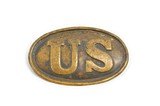 1839 “US” CARTRIDGE BOX PLATE - 1 of 2
