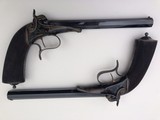 Fabulous Cased Pair Of European Target Pistols - 12 of 22