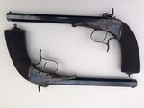Fabulous Cased Pair Of European Target Pistols - 11 of 22