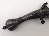 SCOTTISH LEFT HAND FLINTLOCK PISTOL with BELTHOOK - 5 of 24