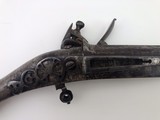 SCOTTISH LEFT HAND FLINTLOCK PISTOL with BELTHOOK - 4 of 24