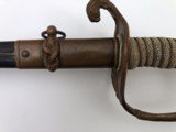 Model 1852 Naval Officers Sword With Id. On Blade - 6 of 22