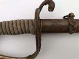 Model 1852 Naval Officers Sword With Id. On Blade - 5 of 22