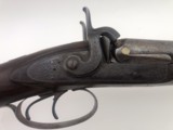 A Double Barrel Percussion 12 Gauge Shotgun By Charles Playfair pitting. . - 7 of 25