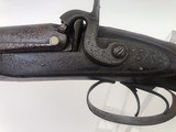 A Double Barrel Percussion 12 Gauge Shotgun By Charles Playfair pitting. . - 6 of 25