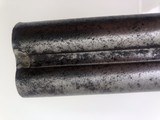 A Double Barrel Percussion 12 Gauge Shotgun By Charles Playfair pitting. . - 16 of 25
