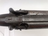 A Double Barrel Percussion 12 Gauge Shotgun By Charles Playfair pitting. . - 5 of 25