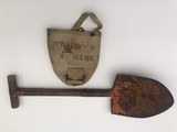 U.S. WW1 "T" Handle Shovel and Cover - 2 of 7