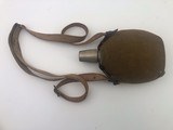 WW 2 JAPANESE CANTEEN with COVER, CUP & WEB SHOULDER STRAP - ALL ORIGINAL - 2 of 8